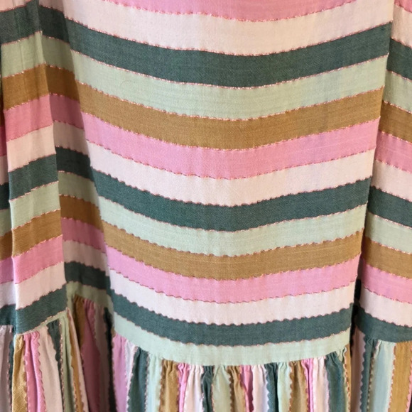 Self Contrast Athena Clover Rainbow Mini Dress Size Large - Picture 8 of 8